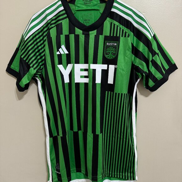 Adidas MLS Austin FC 23/24 Home Authentic Soccer Jersey HI1836 Men's L $150 NEW - Picture 1 of 8